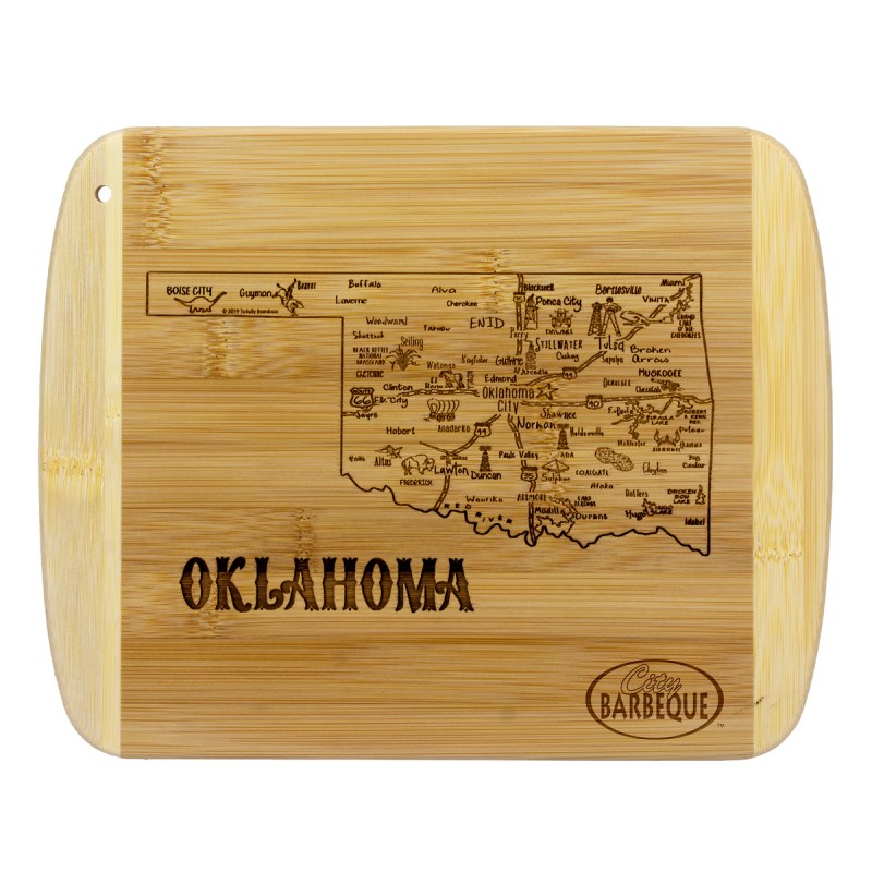 A Slice of Life Oklahoma Serving & Cutting Board 1 A Slice of Life Oklahoma Serving & Cutting Board 1