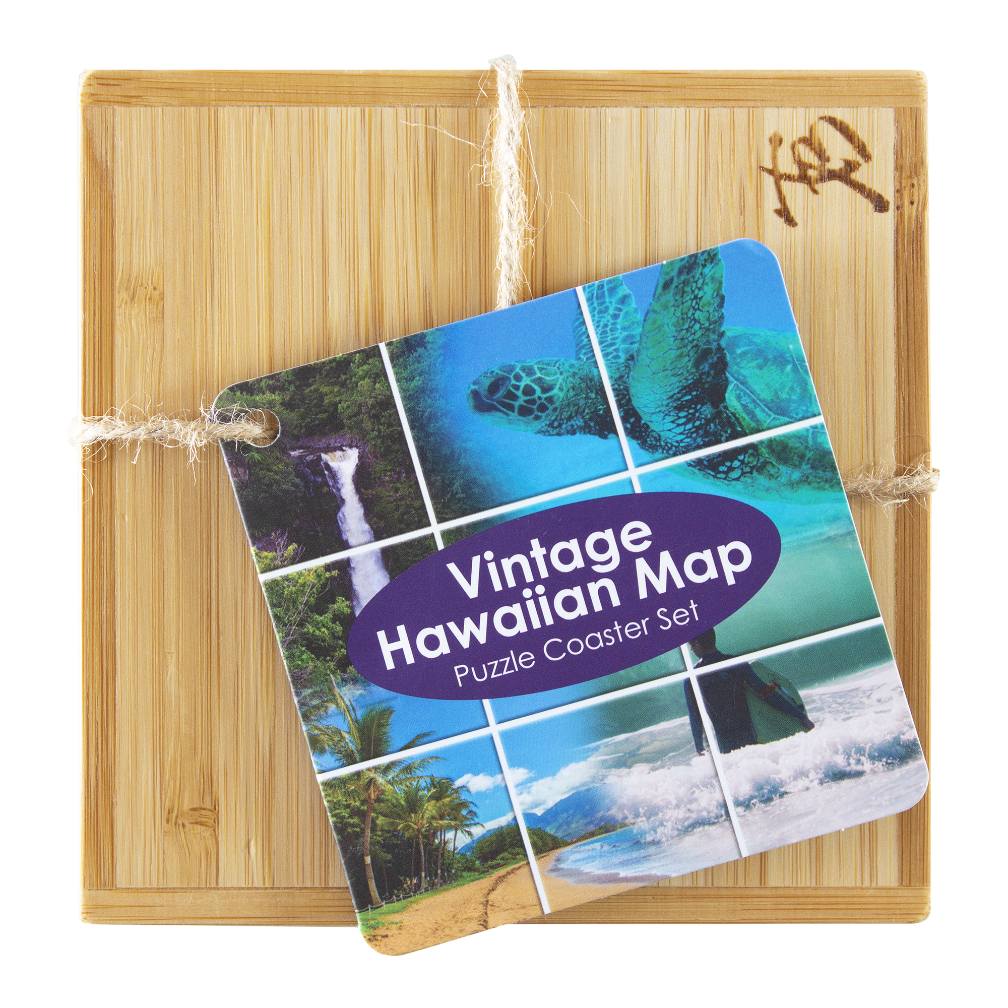 Hawaii Puzzle Coaster Set 1