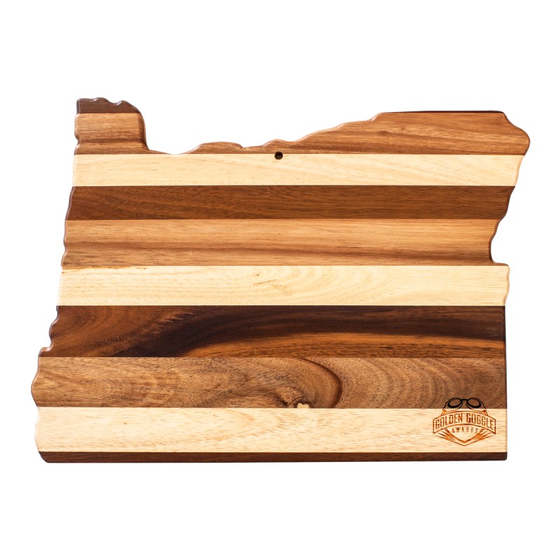 Rock & Branch® Shiplap Series Oregon State Shaped Wood Serving & Cutting Board 1 Rock & Branch® Shiplap Series Oregon State Shaped Wood Serving & Cutting Board 1
