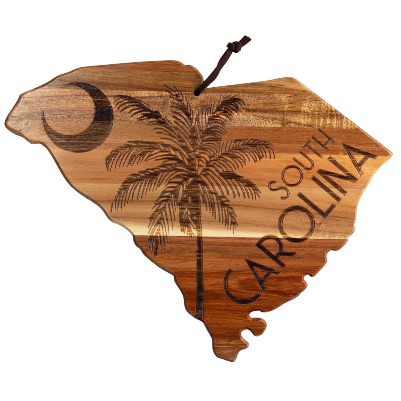 Rock & Branch® Origins Series South Carolina State Shaped Wood Serving & Cutting Board 1 Rock & Branch® Origins Series South Carolina State Shaped Wood Serving & Cutting Board 1