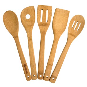 5 Piece Bamboo Cooking Utensil Set 1 5 Piece Bamboo Cooking Utensil Set 1