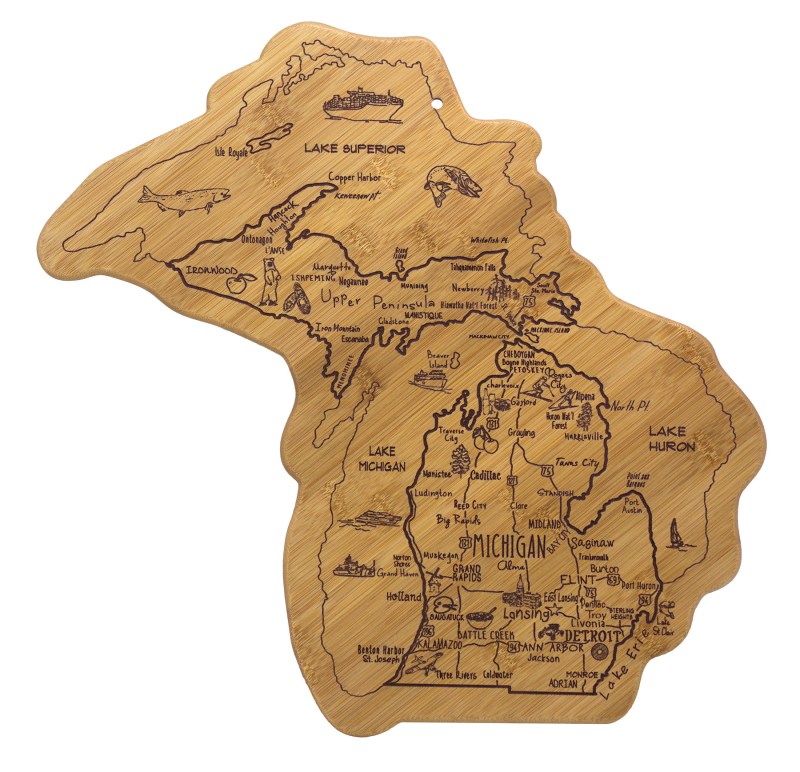 Destination Michigan Cutting & Serving Board 1 Destination Michigan Cutting & Serving Board 1