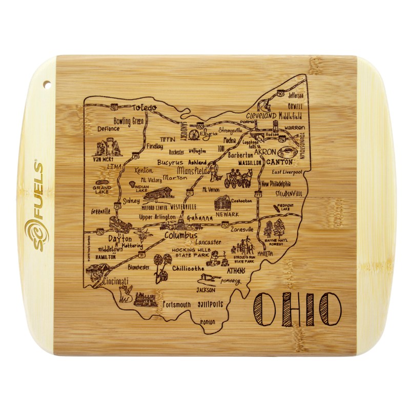 A Slice of Life Ohio Serving & Cutting Board 1 A Slice of Life Ohio Serving & Cutting Board 1