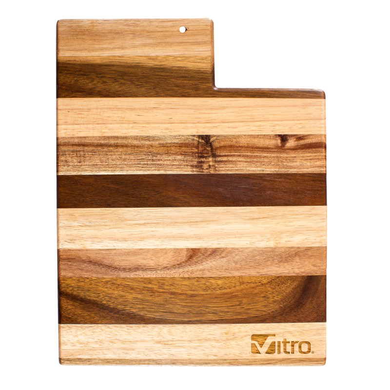 Rock & Branch® Shiplap Series Utah State Shaped Wood Serving & Cutting Board 1 Rock & Branch® Shiplap Series Utah State Shaped Wood Serving & Cutting Board 1