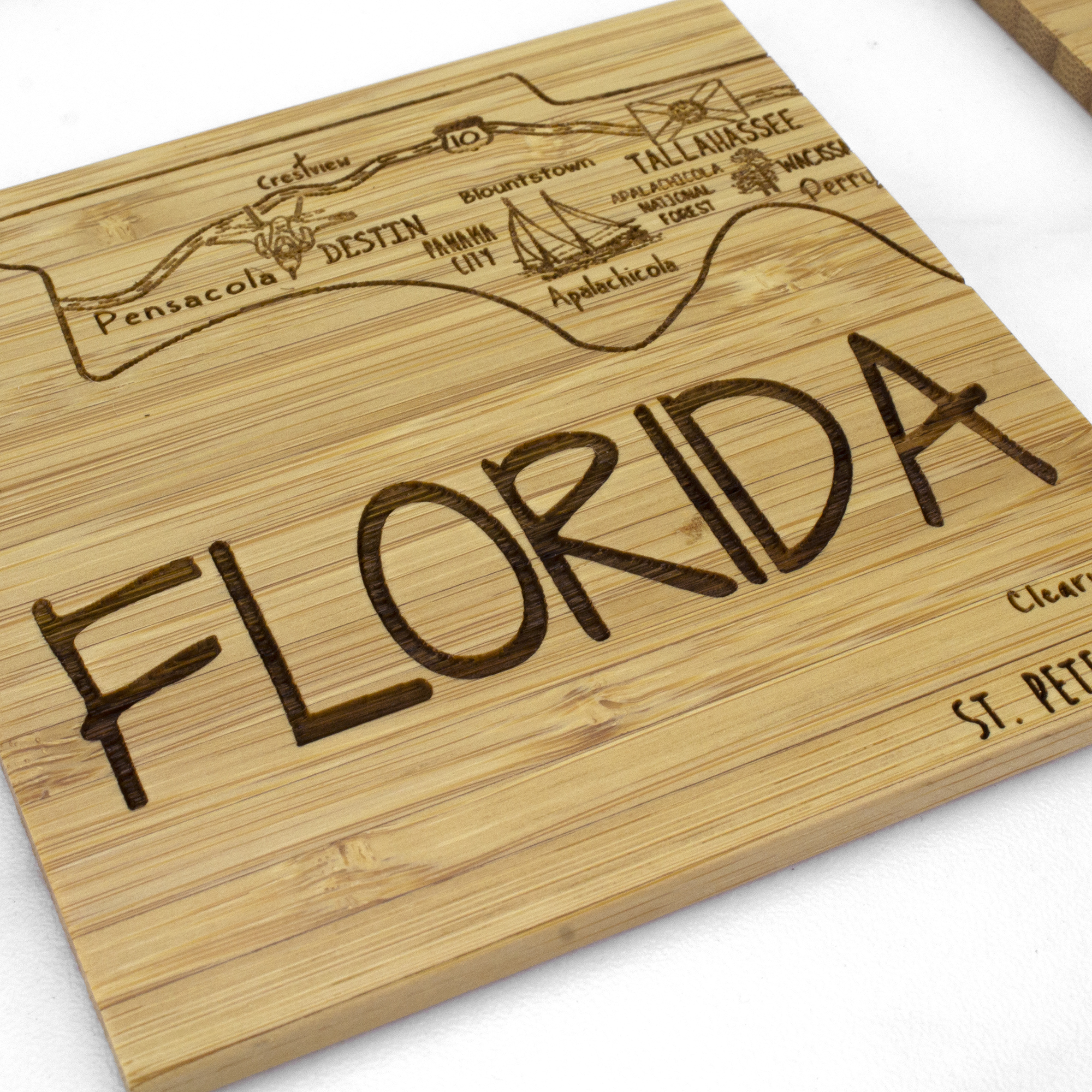Florida Puzzle Coaster Set 1