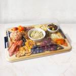 Flip, Serve & Store™ Covered Rectangle Bamboo Charcuterie Board 5 Flip, Serve & Store™ Covered Rectangle Bamboo Charcuterie Board 5