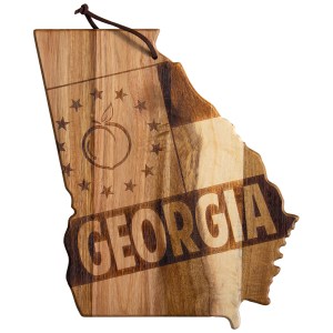 Rock & Branch® Origins Series Georgia State Shaped Wood Serving & Cutting Board 1 Rock & Branch® Origins Series Georgia State Shaped Wood Serving & Cutting Board 1