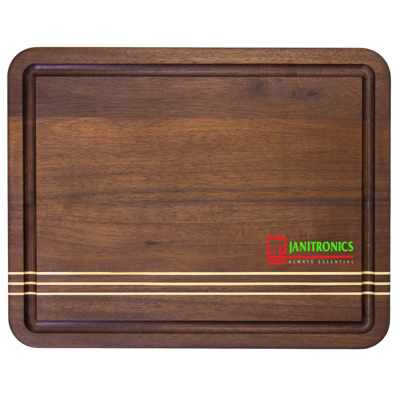 14" Rock & Branch® Dark Acacia Pinstripe Board 1 14" Rock & Branch® Dark Acacia Pinstripe Board 1