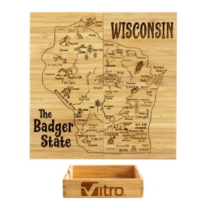 Wisconsin Puzzle Coaster Set 1 Wisconsin Puzzle Coaster Set 1