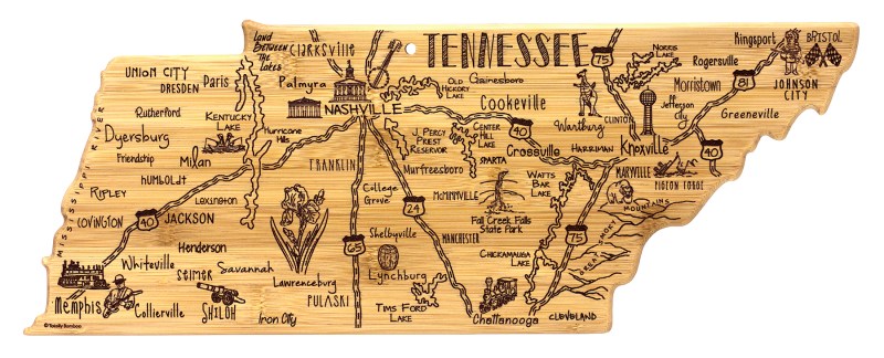 Destination Tennessee Cutting & Serving Board 1 Destination Tennessee Cutting & Serving Board 1