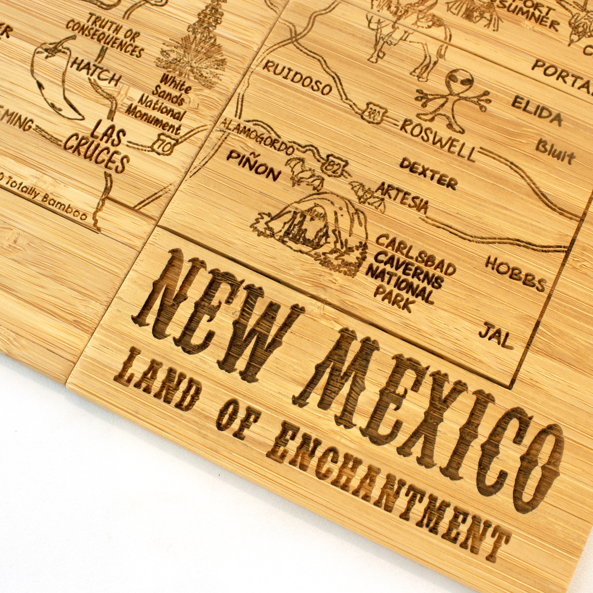 New Mexico Puzzle Coaster Set 1