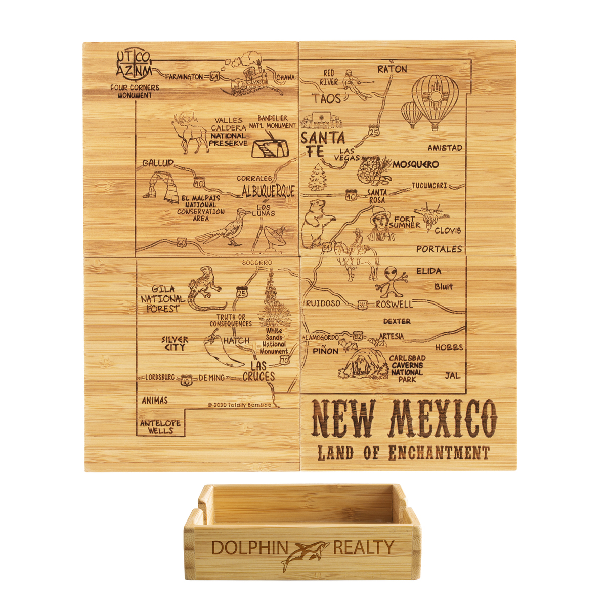 New Mexico Puzzle Coaster Set 1