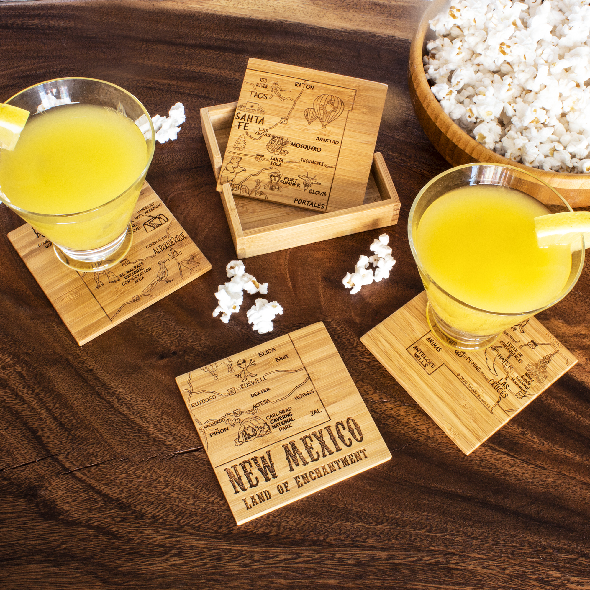 New Mexico Puzzle Coaster Set 1