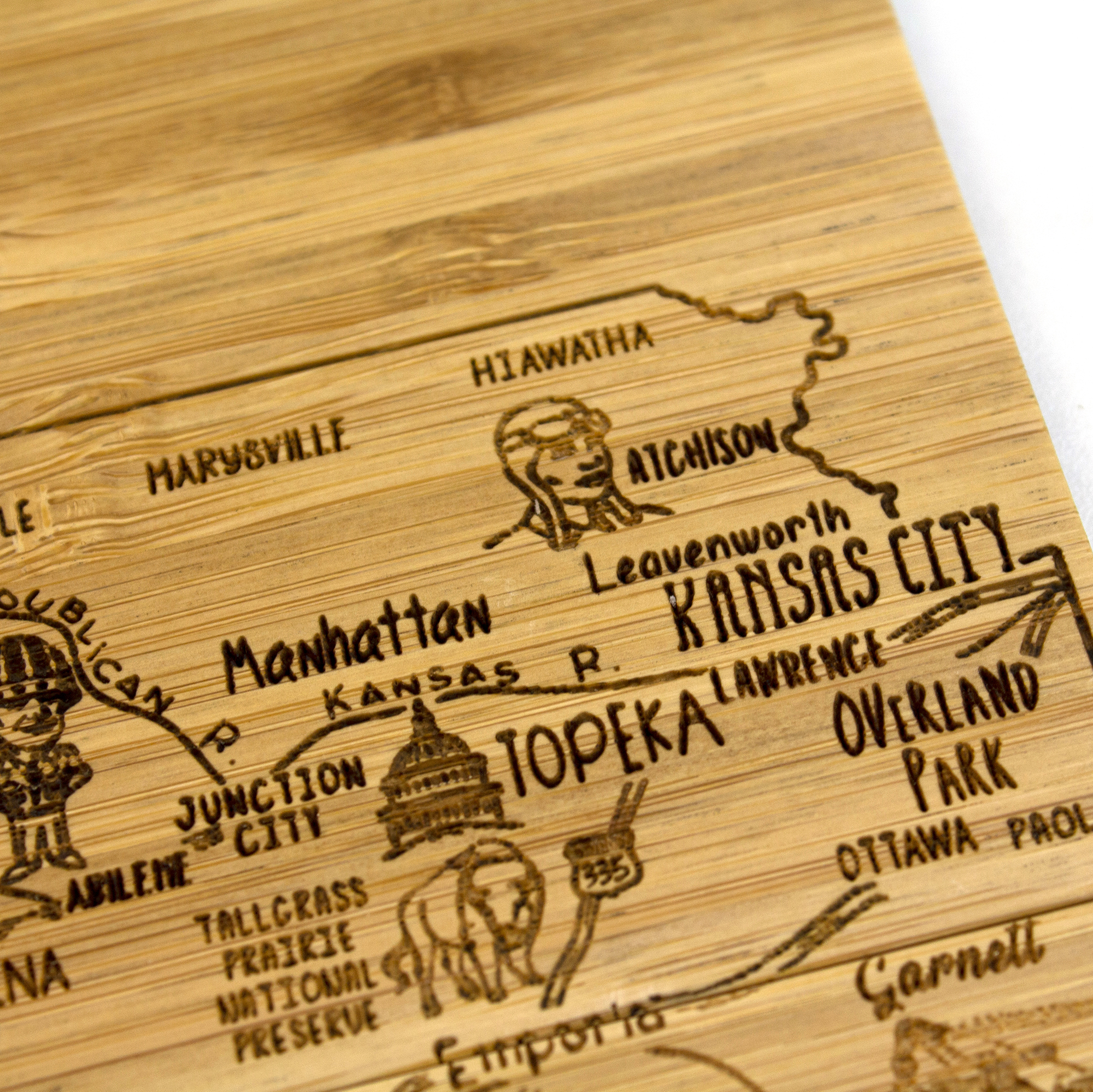 Kansas Puzzle Coaster Set 1