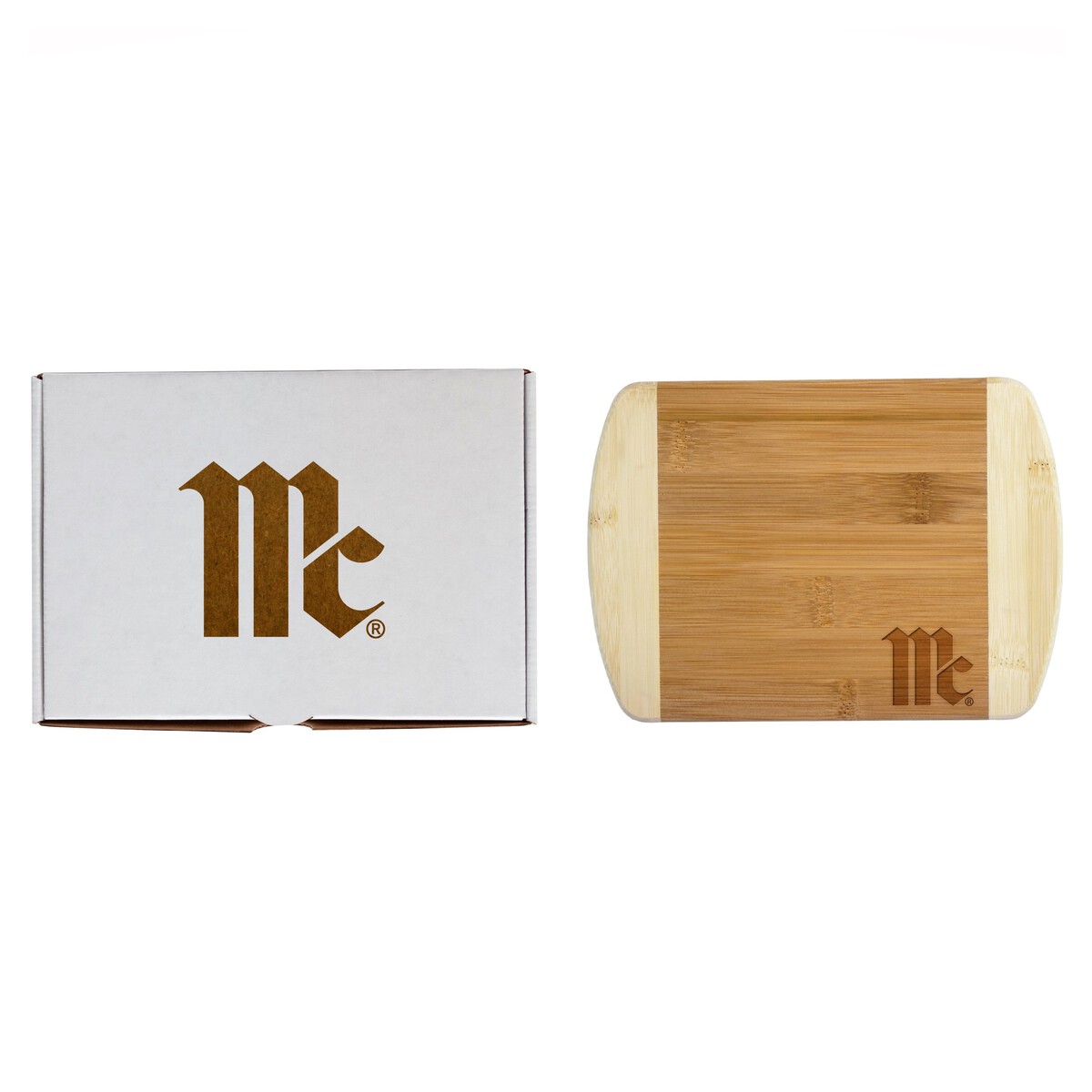 8" Two-Tone Cutting Board w/Engraved Gift Box 1 8" Two-Tone Cutting Board w/Engraved Gift Box 1