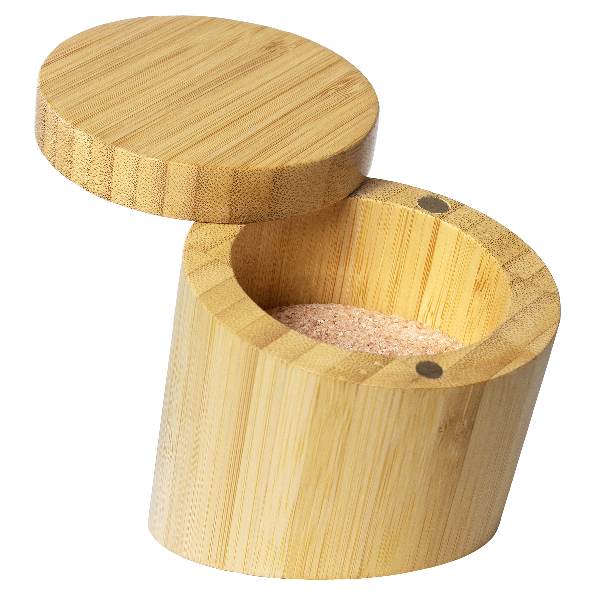 Bamboo Angled Salt Cellar 1