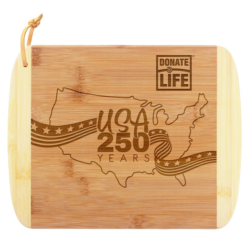 Limited Edition USA 250 Years 11" Two-Tone Cutting Board 1 Limited Edition USA 250 Years 11" Two-Tone Cutting Board 1