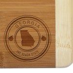 Georgia State Stamp 2-Tone Bar Board 2 Georgia State Stamp 2-Tone Bar Board 2