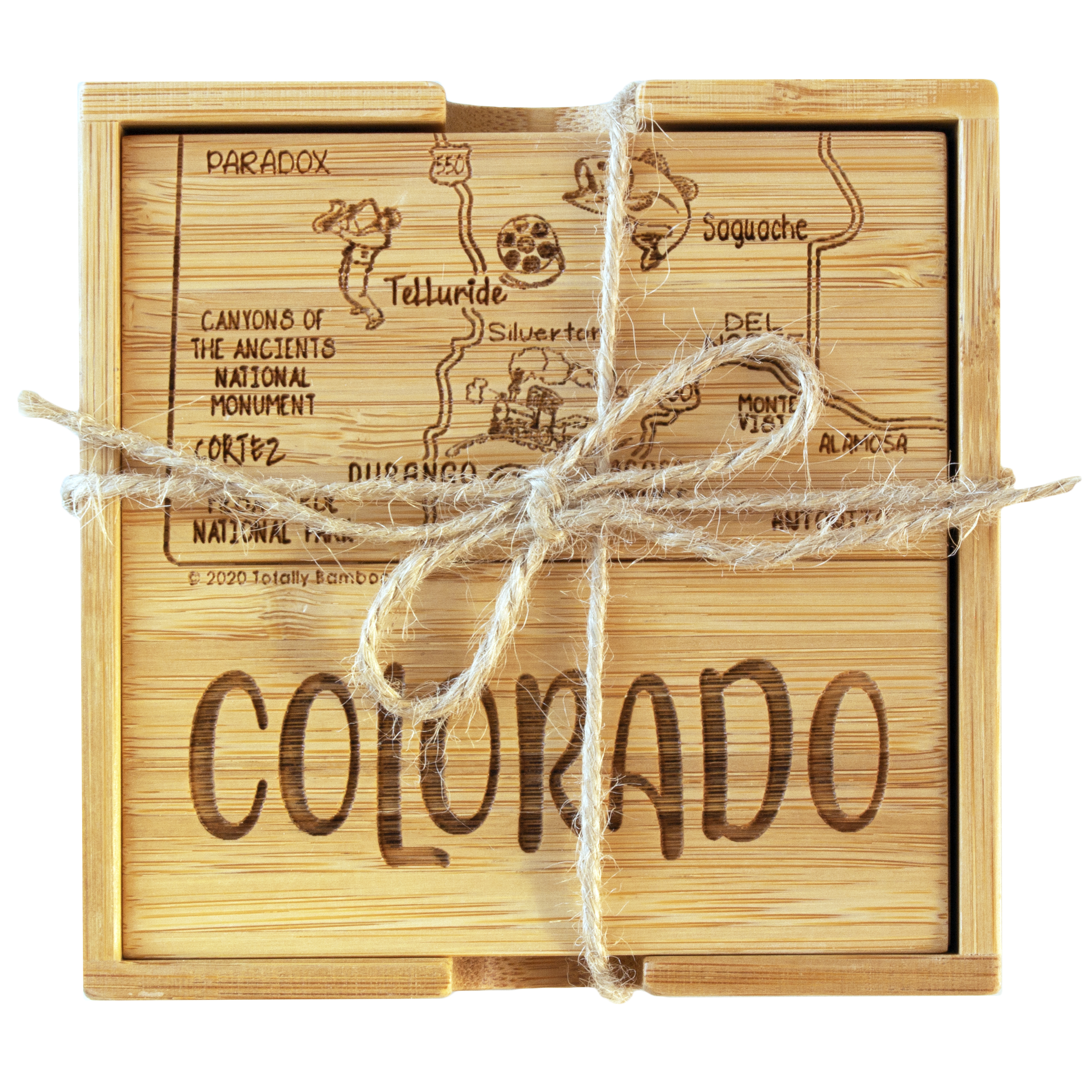 Colorado Puzzle Coaster Set 1