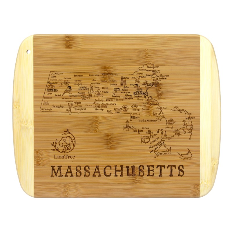 A Slice of Life Massachusetts Serving & Cutting Board 1 A Slice of Life Massachusetts Serving & Cutting Board 1