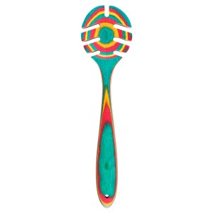 Colorful Wooden Spaghetti Server 1 Colorful Wooden Spaghetti Server 1