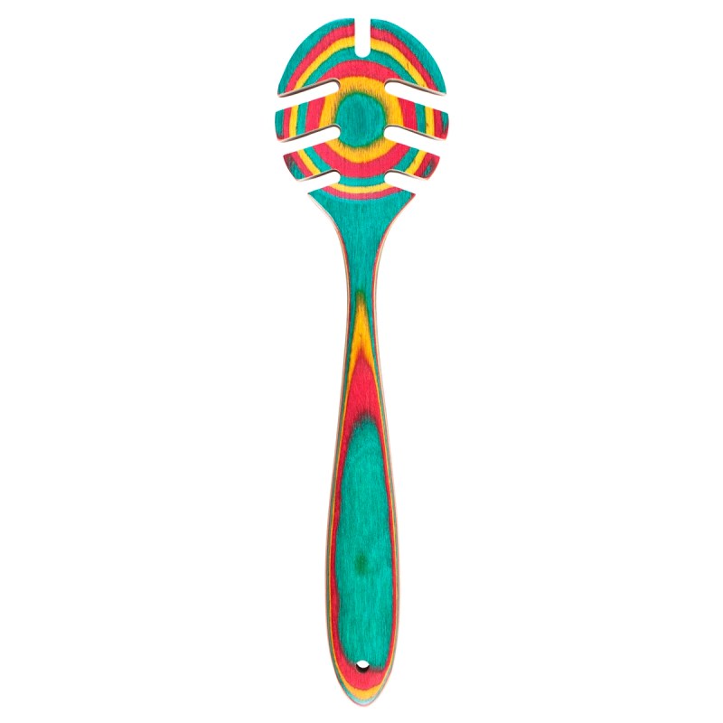 Colorful Wooden Spaghetti Server 1 Colorful Wooden Spaghetti Server 1