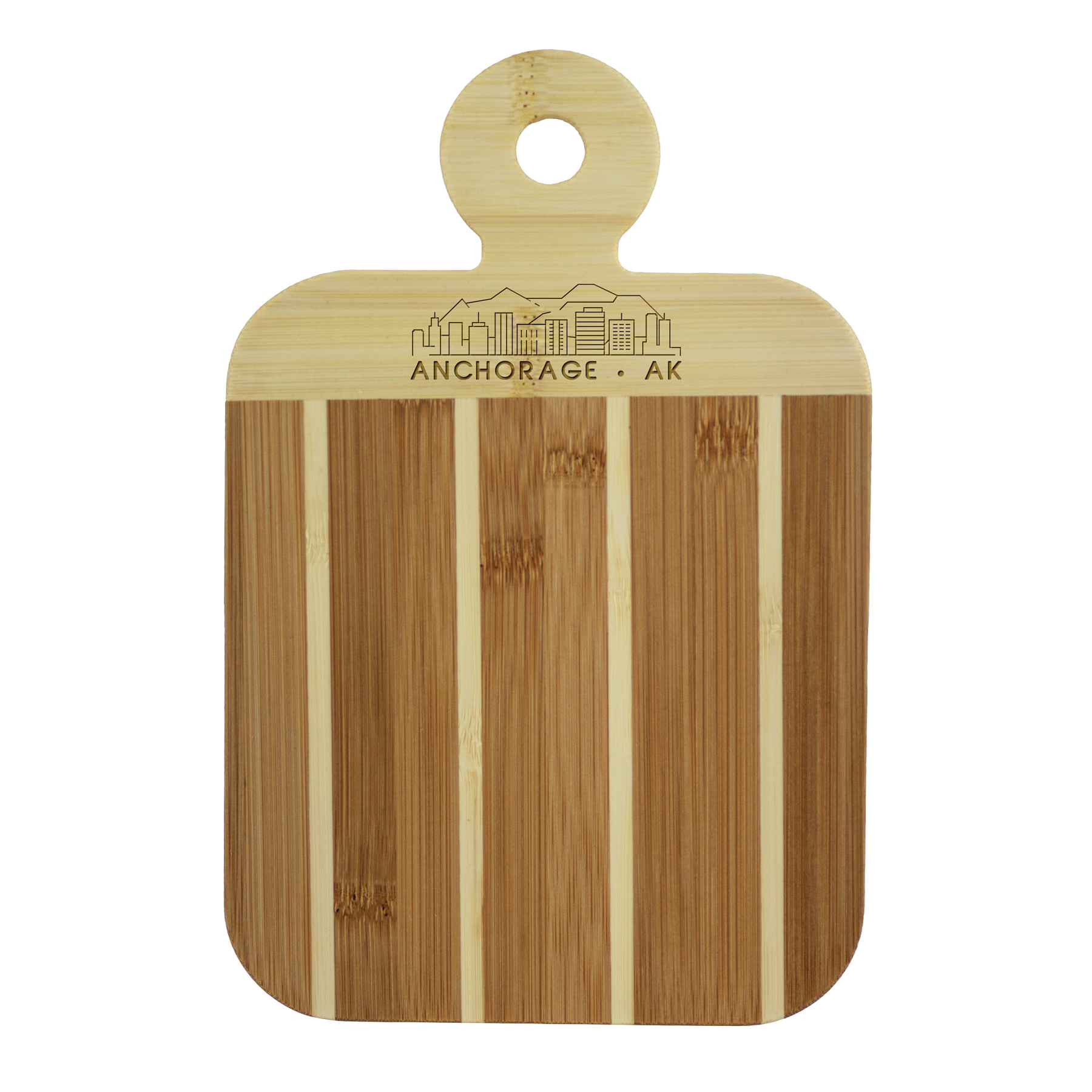 Striped Paddle Anchorage City Skyline Board 1 Striped Paddle Anchorage City Skyline Board 1