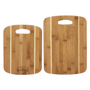 2-Piece Striped Bamboo Cutting Board Set (13" x 9½" & 11" x 8½") 1 2-Piece Striped Bamboo Cutting Board Set (13" x 9½" & 11" x 8½") 1