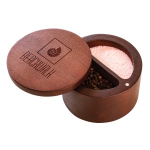 Rock & Branch® Acacia Duet Salt Box 1 Rock & Branch® Acacia Duet Salt Box 1