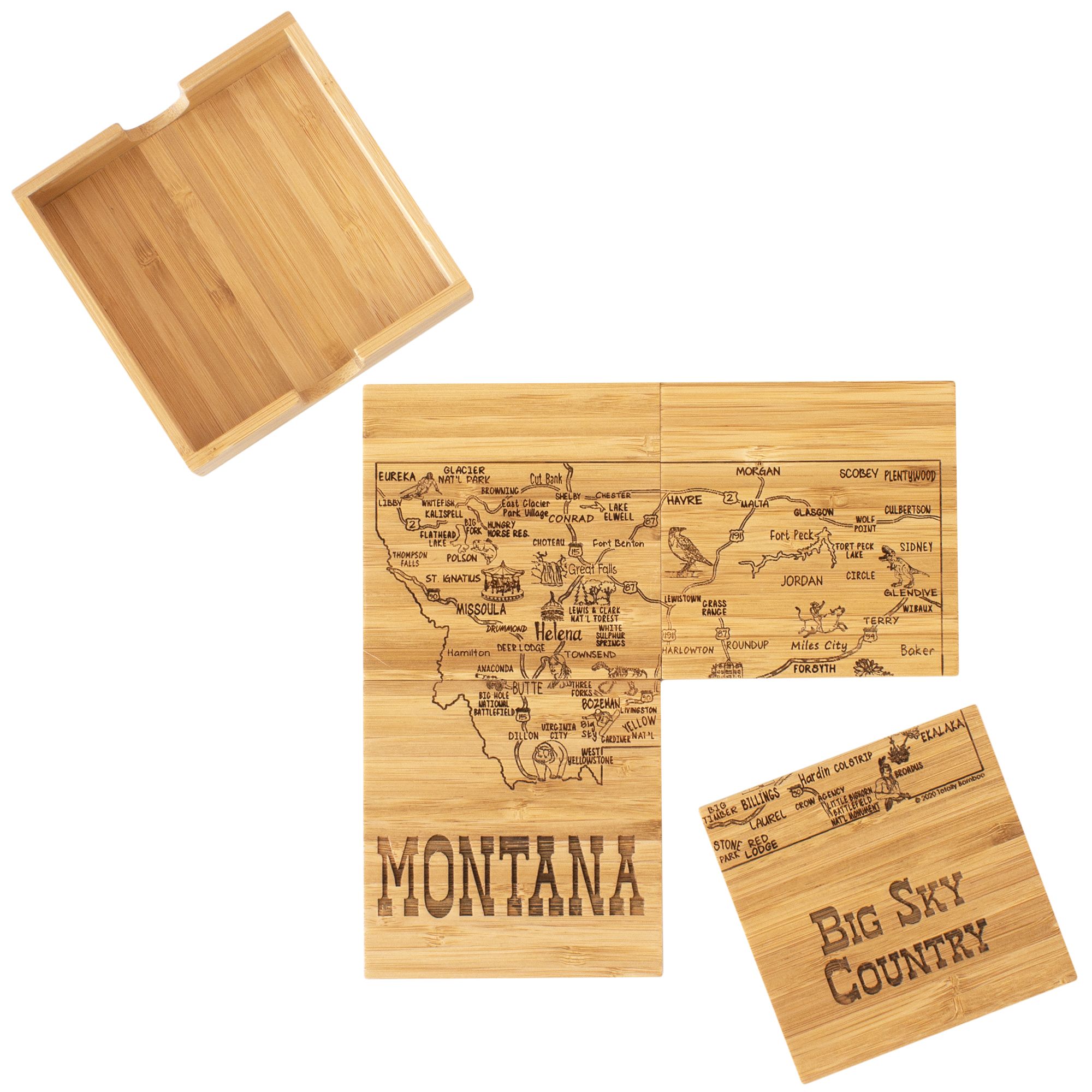 Montana Puzzle Coaster Set 1