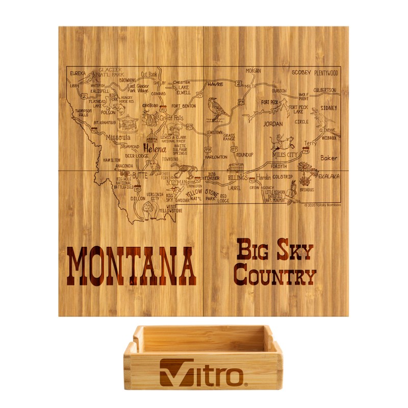 Montana Puzzle Coaster Set 1 Montana Puzzle Coaster Set 1