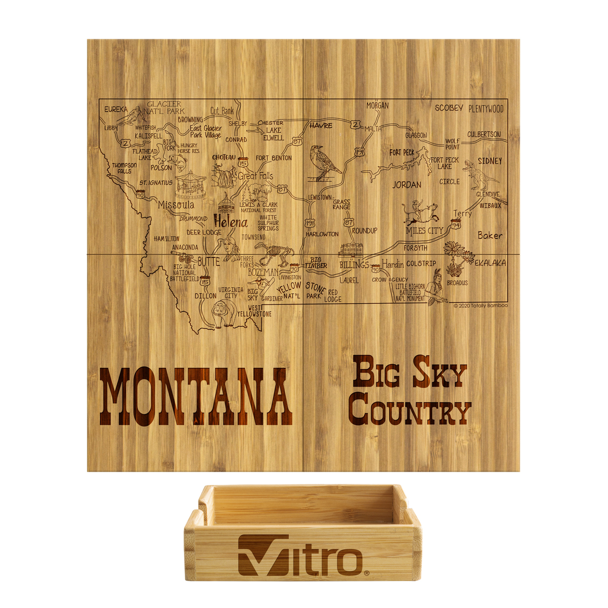 Montana Puzzle Coaster Set 1