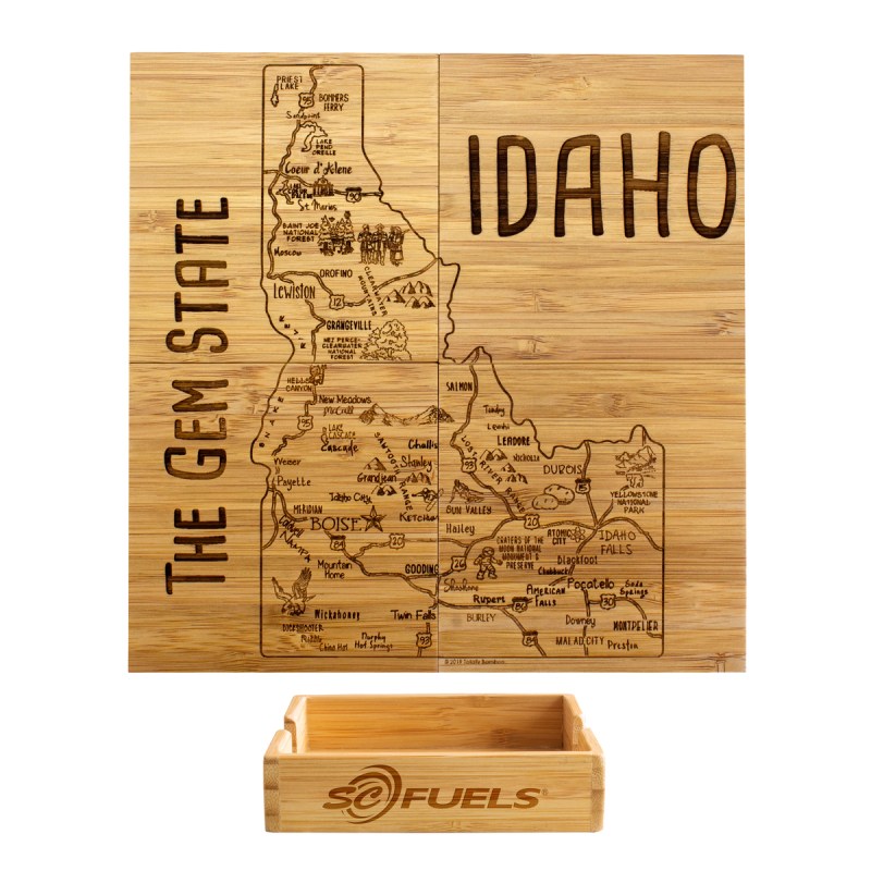 Idaho Puzzle Coaster Set 1 Idaho Puzzle Coaster Set 1