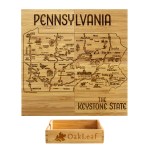 Pennsylvania Puzzle Coaster Set 1 Pennsylvania Puzzle Coaster Set 1