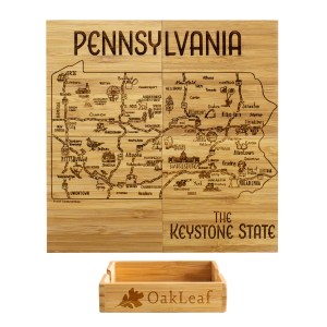 Pennsylvania Puzzle Coaster Set 1 Pennsylvania Puzzle Coaster Set 1