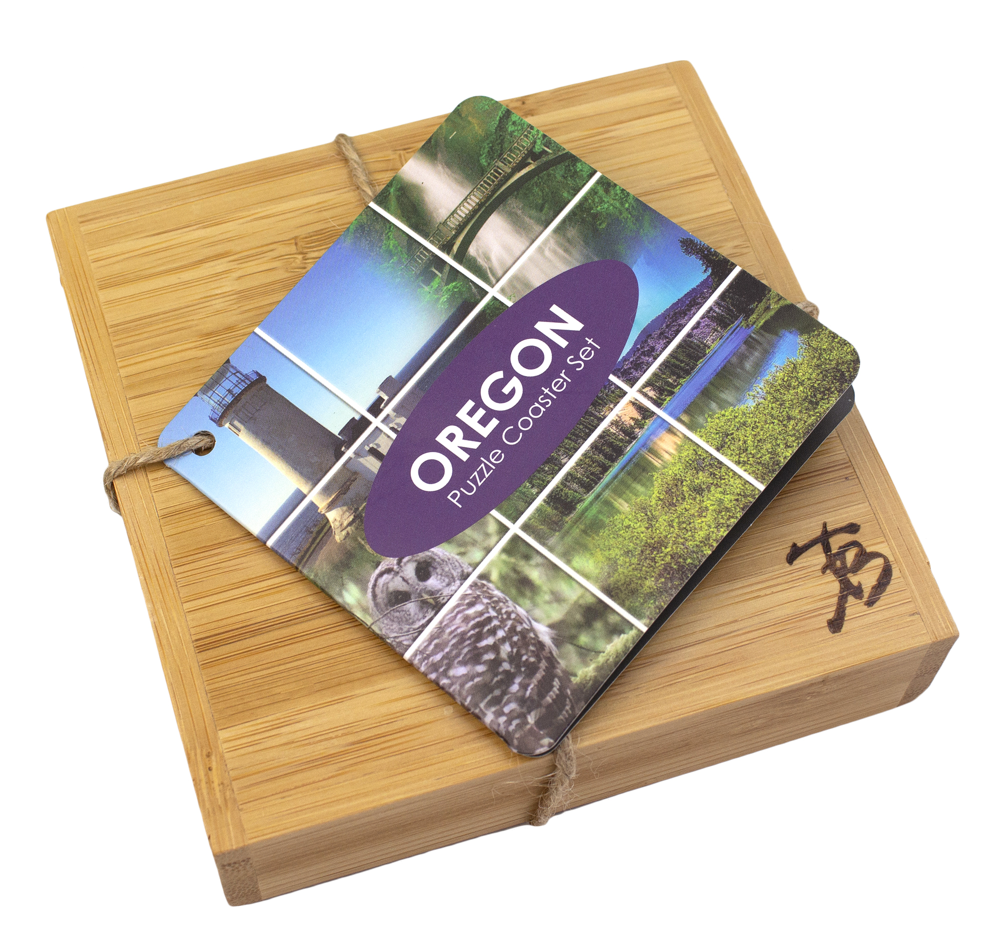 Oregon Puzzle Coaster Set 1