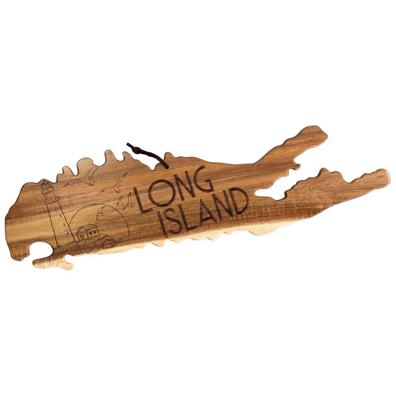 Rock & Branch® Origins Series Long Island State Shaped Wood Serving & Cutting Board 1 Rock & Branch® Origins Series Long Island State Shaped Wood Serving & Cutting Board 1