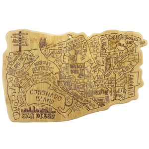 San Diego City Life Cutting & Serving Board 1 San Diego City Life Cutting & Serving Board 1