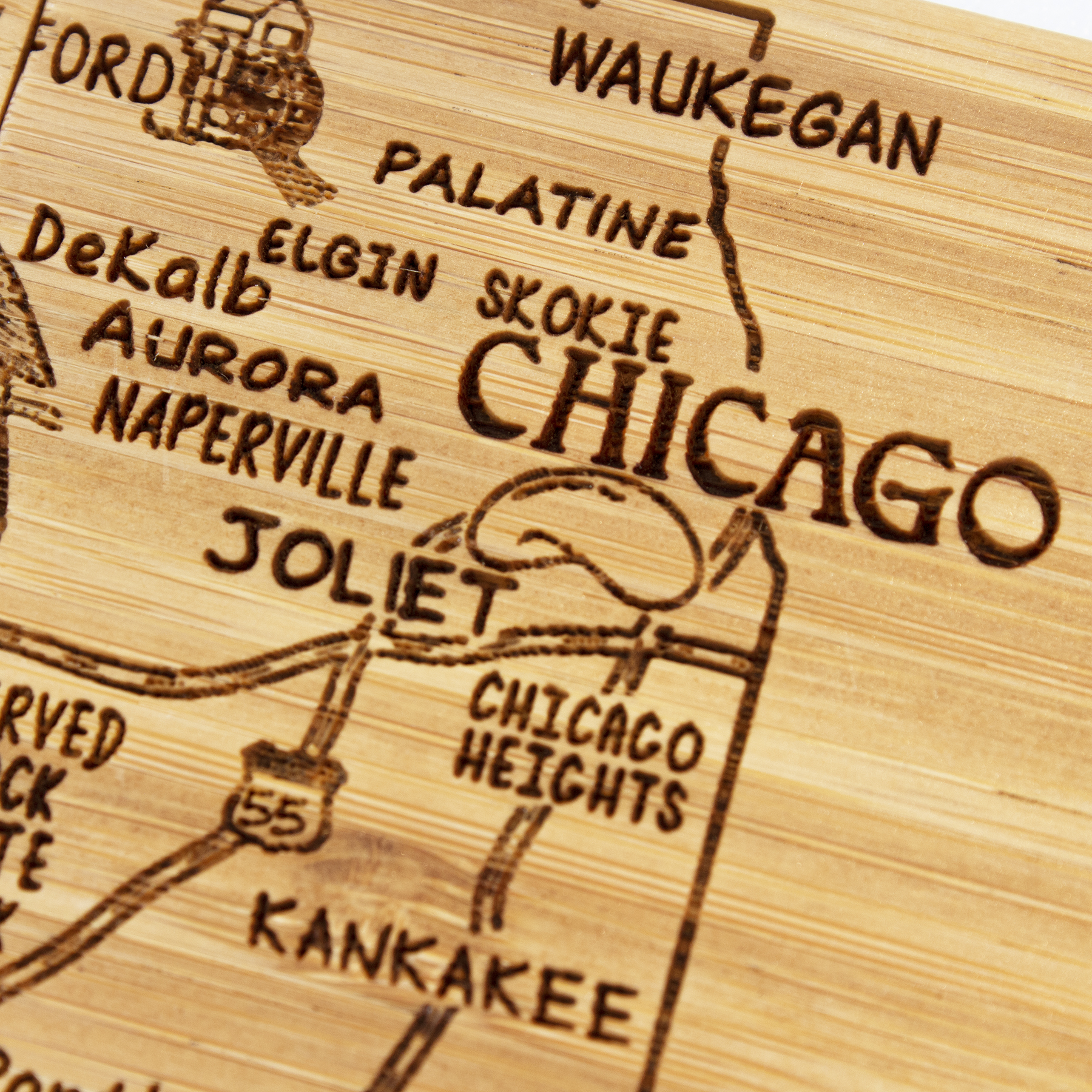 Illinois Puzzle Coaster Set 1