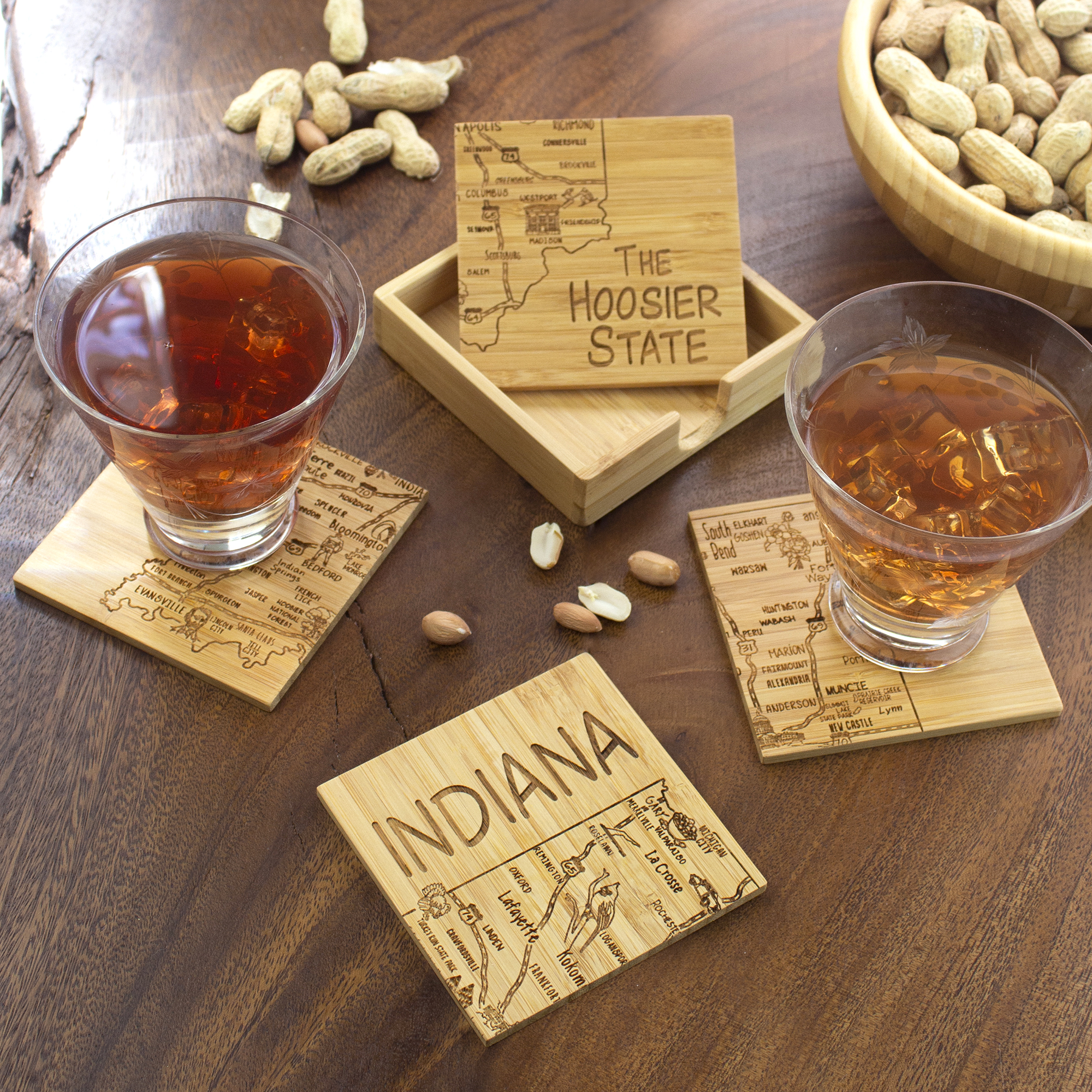 Indiana Puzzle Coaster Set 1