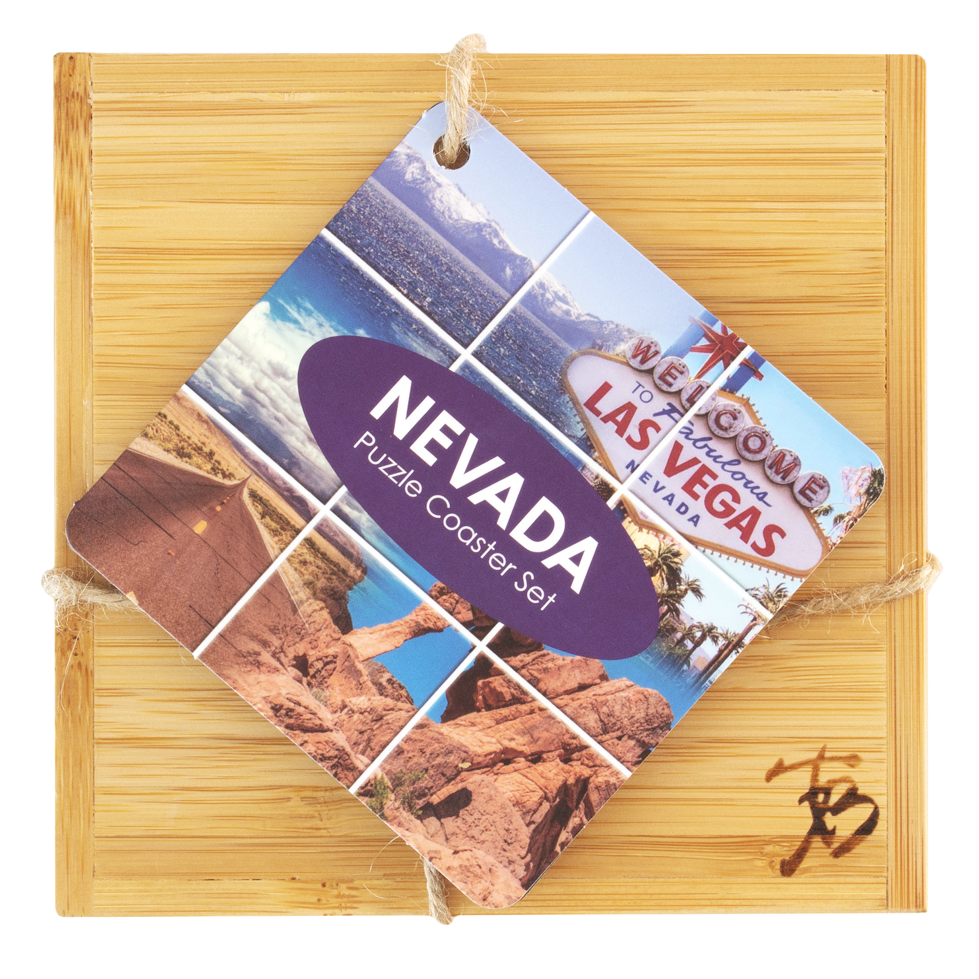 Nevada Puzzle Coaster Set 1