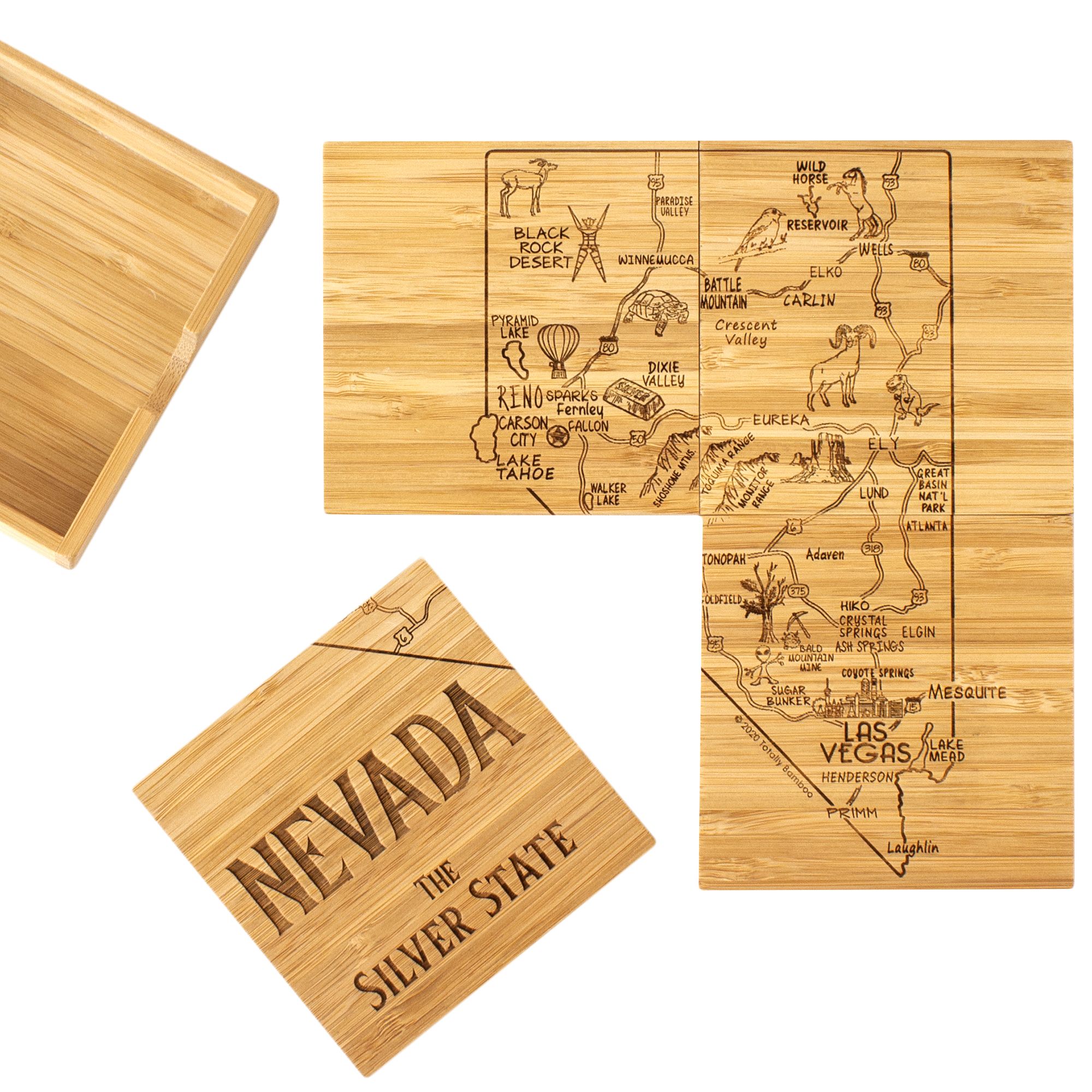 Nevada Puzzle Coaster Set 1