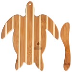 Sea Turtle Charcuterie Board with Spreader Knife Gift Set 1 Sea Turtle Charcuterie Board with Spreader Knife Gift Set 1