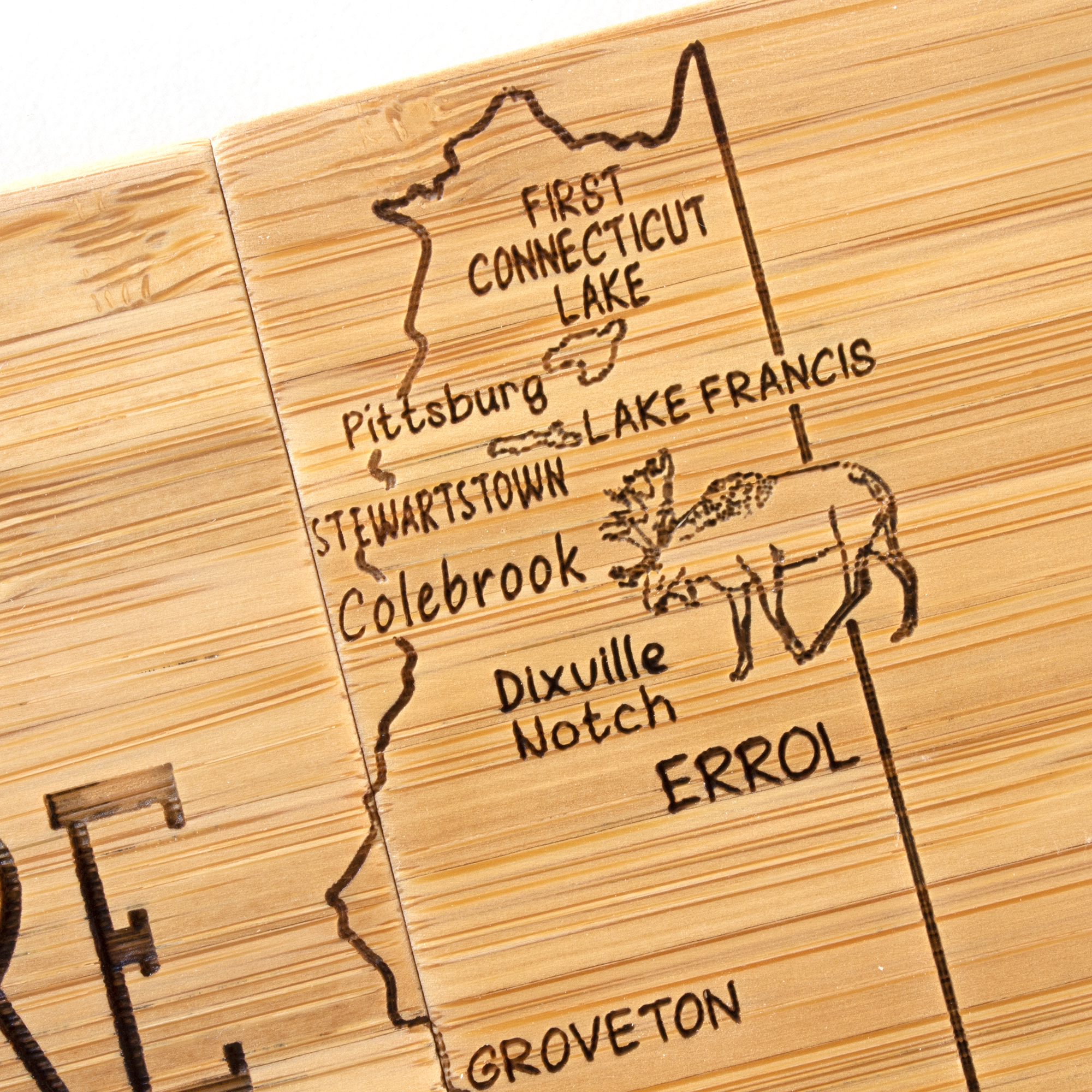 New Hampshire Puzzle Coaster Set 1