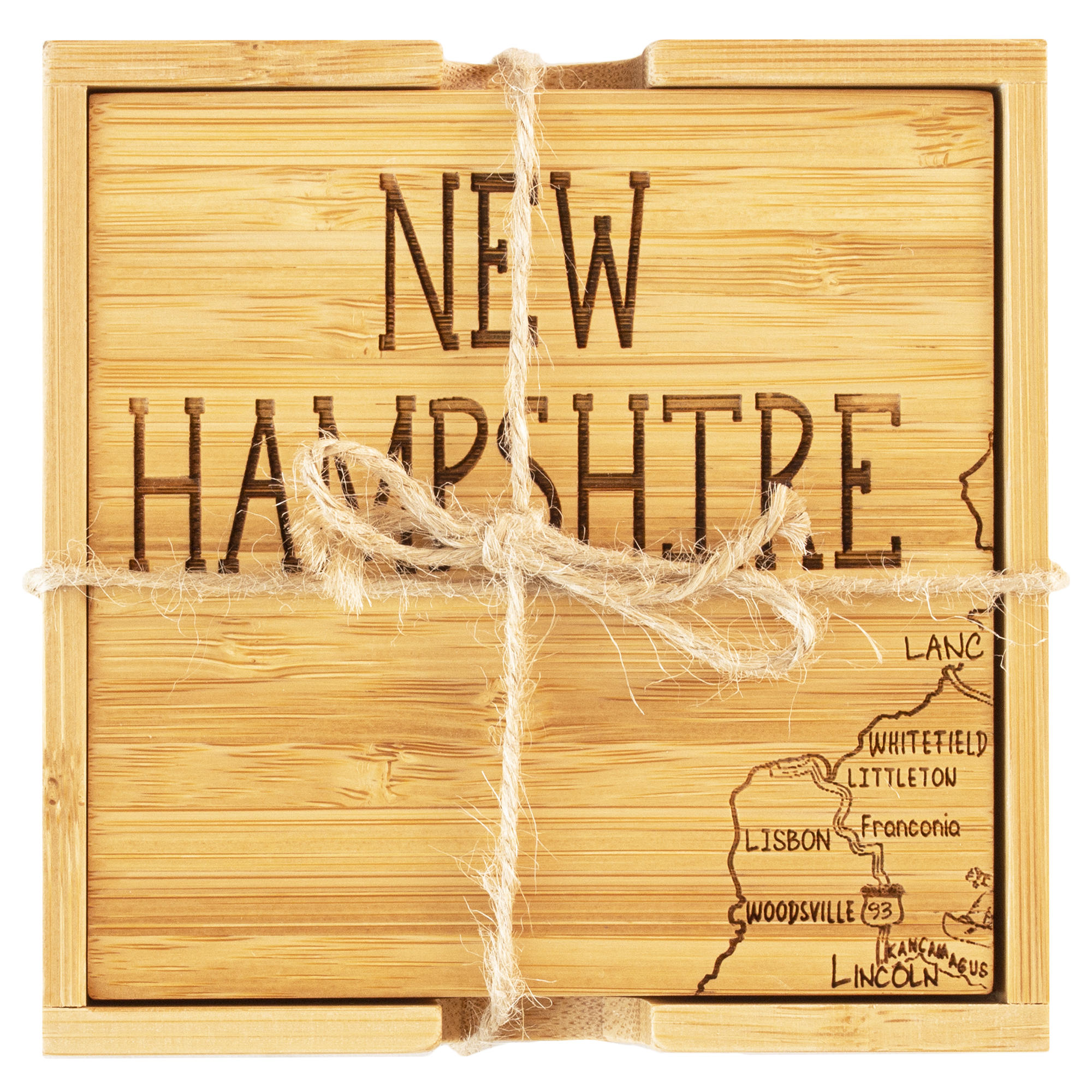 New Hampshire Puzzle Coaster Set 1