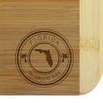 Florida State Stamp 2-Tone 11" Cutting Board 2 Florida State Stamp 2-Tone 11" Cutting Board 2