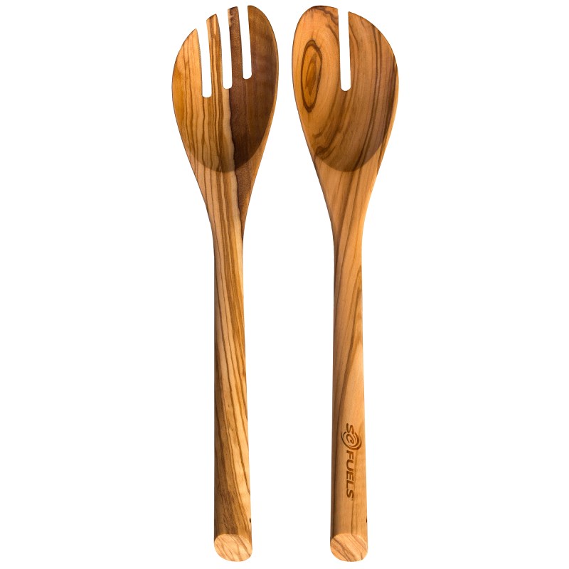 Rock & Branch® Olive Wood Salad Serving Set 1 Rock & Branch® Olive Wood Salad Serving Set 1