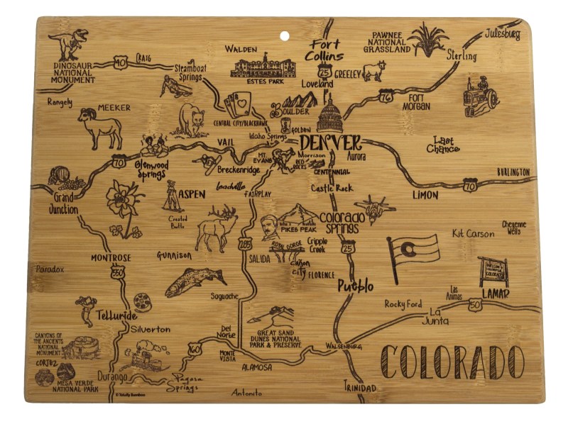 Destination Colorado Cutting & Serving Board 1 Destination Colorado Cutting & Serving Board 1