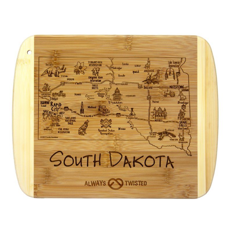 A Slice of Life South Dakota Serving & Cutting Board 1 A Slice of Life South Dakota Serving & Cutting Board 1