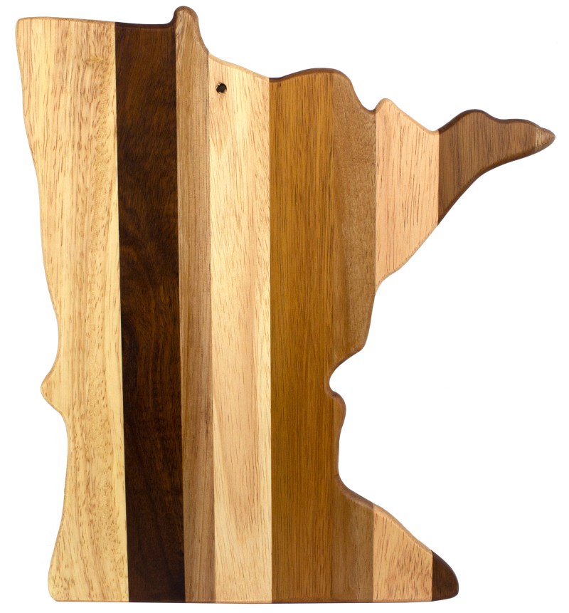 Rock & Branch® Shiplap Series Minnesota State Shaped Wood Serving & Cutting Board 1 Rock & Branch® Shiplap Series Minnesota State Shaped Wood Serving & Cutting Board 1